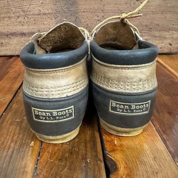 VTG LL Bean Bean Boots, Rubber Mocs Size 9 (G) - Picture 2 of 9